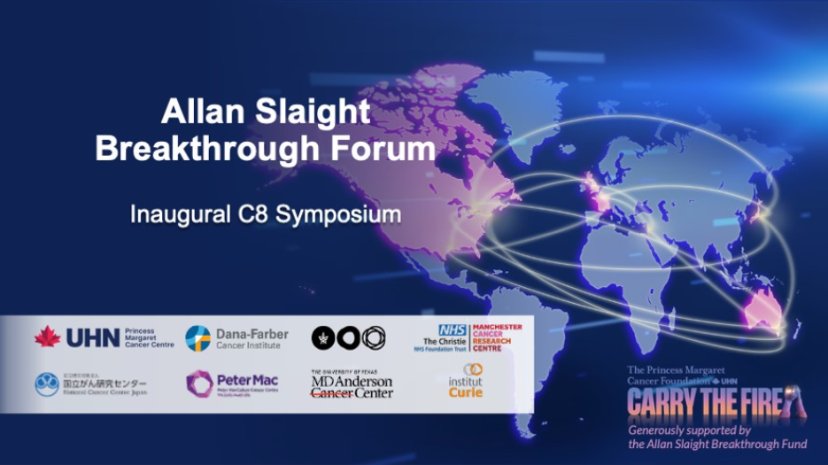 Titles and logos for the Allan Slaight Breakthrough Forum